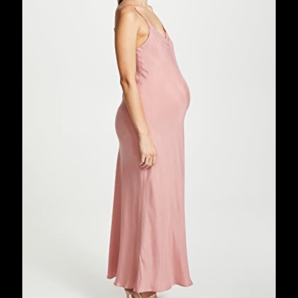 Hatch Maternity Ricky Slip Dress Begonia - Picture 2 of 3